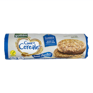 gullon 穀優 Cuor di Cereale 經典燕麥餅乾 無添加糖, 280g, 1包