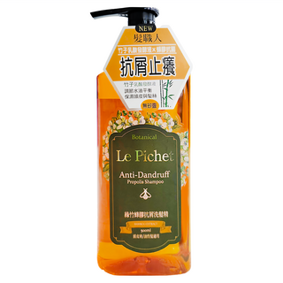 Le Pichet 髮職人 綠竹蜂膠抗屑洗髮精 舒緩調理頭皮 減少頭皮屑困擾 溫和潔淨頭髮, 500ml, 1瓶