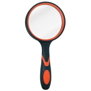 高倍率大鏡面放大鏡 小 (大款鏡面直徑10CM 小款鏡面直徑7.5CM), 1個