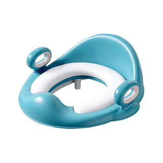 perfection 巴洛PU座便圈 適用家用馬桶 防濺尿設計, 藍色