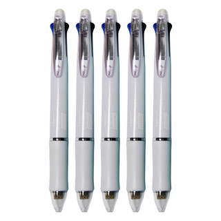 TEMPO 節奏牌 FUJILINE 4+1多色原子筆 0.7mm筆芯+0.5mm自動鉛筆 5支入, 紫色, 1組