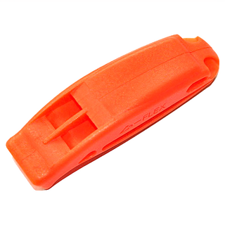 EAMKEVC 伊凱文 雙頻求生口哨, 尺寸: 7.5 cm x 1.7 cm, 顏色: 橙色/黑色/黃色, 1個