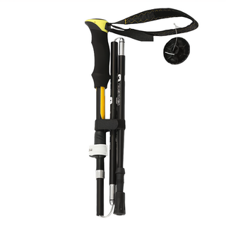 拍平方 KLIS康力仕 登山杖 7075航空鋁合金材質 五節式杖體 EVA手柄, 黃色, 1支