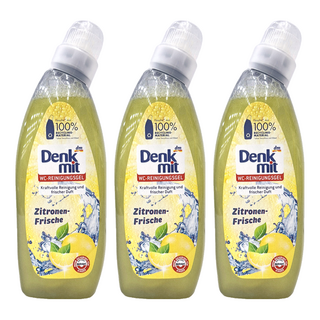 dm Denk mit 馬桶清潔劑 檸檬 750ml 德國製造, 3瓶