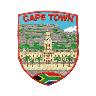 A-ONE 匯旺 開普敦 地標造型刺繡，7.5 x 6 CM, NO.418, 彩色, 1個