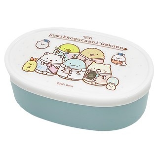 Skater 銀離子分隔橢圓形便當盒, 180ml + 280ml + 400ml, 角落生物, 1組