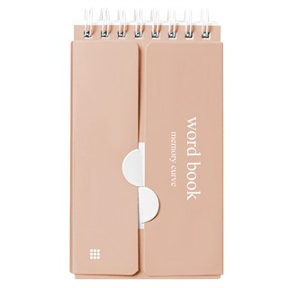 隨身口袋可遮擋筆記本, 粉橘色, 1本