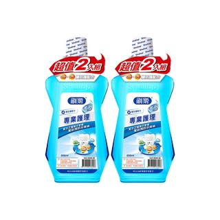 Shallop 刷樂 專業護理漱口水超值組 酷涼口味, 500ml, 2瓶, 1組