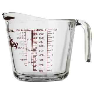 Anchor Hocking 耐熱玻璃量杯, 1L, 1個