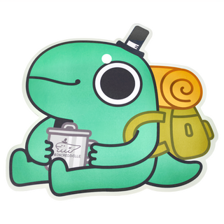 CCHING 青青文具 怪奇事物所造型滑鼠墊 244x225x3mm, 綠色, 1個