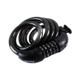 TONYON 通用鎖具 自行車密碼鎖, 五位密碼鎖, 長度120cm, 鋼纜厚度1.2cm, 重量350g, 顏色隨機, 1個