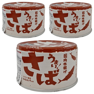 SSK 清水味噌鯖魚罐, 無添加化學調味料, 150g, 3罐