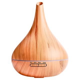細口木紋香薰機 Set 300ml 淺色木紋 LED七彩漸變燈光, CAAD0061AS1