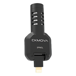 CKMOVA 迷你麥克風 手機專用 即插即用 高靈敏度收音 附防風罩, SPM3L, 1個