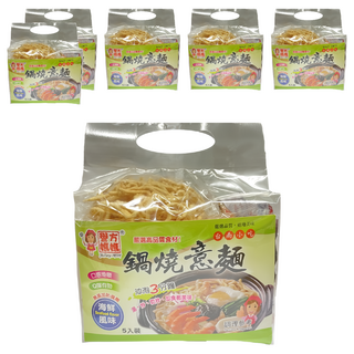 譽方媽媽 海鮮鍋燒意麵 5入, 300g, 6袋
