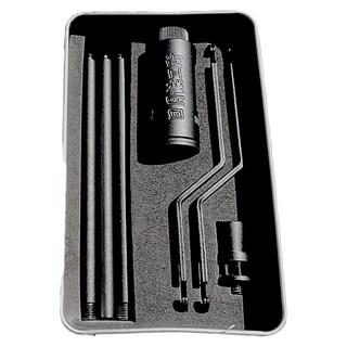 日月鉄工所 Light base 夾式燈座 6061 鋁合金, 黑色, 1個