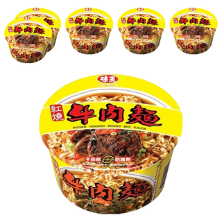 味王 紅燒牛肉湯麵 85g, 6入