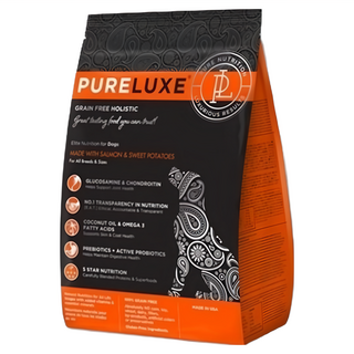 PURELUXE 純華 全齡犬用天然無穀糧, 鮭魚 + 豌豆, 1.8kg, 1個