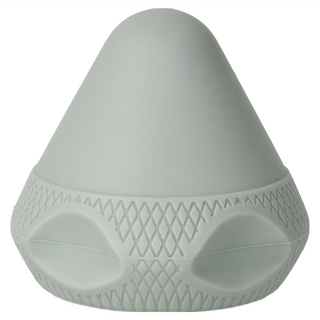 LEADER X 吸盤手持2合1筋膜球, 矽膠材質, 直徑7x7.5cm, 綠色/灰色, 1個