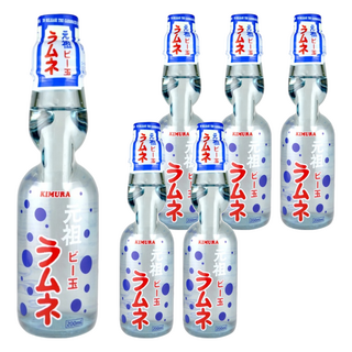 木村飲料 元祖彈珠汽水, 200ml, 6瓶