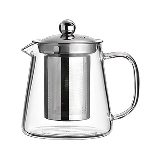 晟龍 大容量304耐熱玻璃泡茶壺, 450ml, 1個
