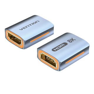 VEnTIOn 威迅 AIU系列 8K HDMI 母對母轉接頭, 鍍金接點 鋁合金外殼, 1個