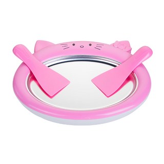 Bandi Toy 鐵板炒冰機套組 食品級材料, 粉色, 1組