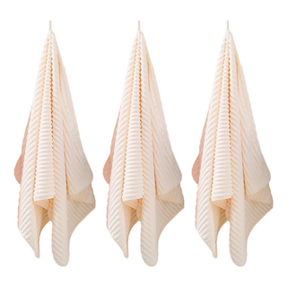 糖果絨 70*140cm 雲朵毛浴巾 珊瑚絨 高密度精梳 不易掉毛, 杏色, 3條