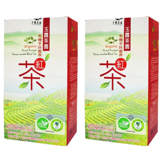 玉露茶園 有機手採蜜香紅茶 天然無污染 口感濃郁回甘 優雅茶香, 150g, 1盒, 2盒