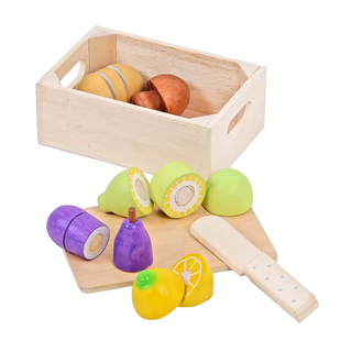 mentari小寶貝的私房食材 環保安全木材 料理模擬 色彩繽紛造型可愛, 1組