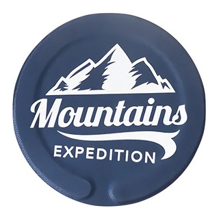 ergomi 輕薄手機引磁貼片, 60*60*0.9mm, 3.5g, 1個, 山系一號 深藍色 + 白色