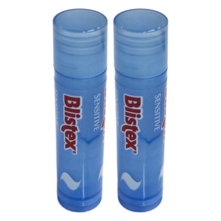 Blistex 碧唇 舒敏修護潤唇膏, 無色無味, 敏感唇適用，蘊含5種安心成份, 4.25g, 2個