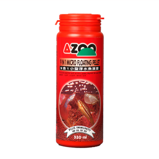 AZOO 愛族 9合1小型魚浮水漢堡, 330ml, 1罐
