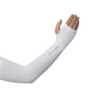 K2 Safety 手背無縫涼感袖套 2入, 2個, 白色
