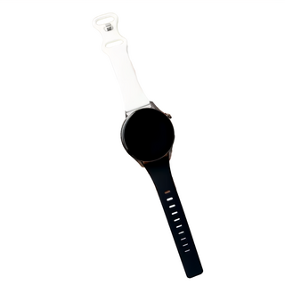 Apollo Life 阿波羅 拼色矽膠小蠻腰錶帶, 黑色 + 白色, 1個