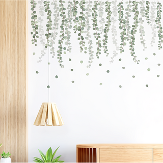 半島良品 DIY無痕壁貼墻貼, 尤加利葉藤