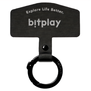 bitplay 掛繩通用墊片V2 420D尼龍材質 堅固抗撕裂, 黑色, 1個