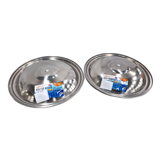 MIKA HOUSE 橘之屋 304不銹鋼內鍋蓋 8人份, 21.7cm, 2個