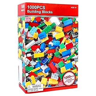 小積木 1000片 開發智能的手工玩具 DIY自己拼出喜愛的圖案 ABS強化塑膠, 1組
