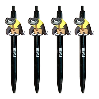 Disney 迪士尼 原子筆 0.38mm, A款 黑色, 4支