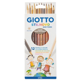 GIOTTO STILNOVO 膚色彩色鉛筆, 1盒, 12色