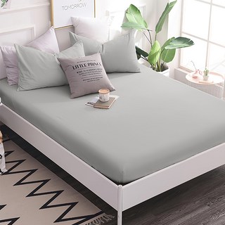 J-bedtime 床寢時光 台灣製 純色絲柔棉床包枕套組