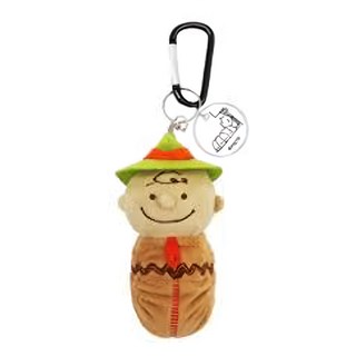 PEANUTS 史努比 筆袋 附登山扣, 查理布朗, 1個