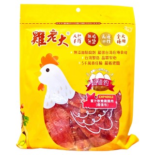 雞老大 蜜汁軟嫩雞腿肉 犬用零食, 低脂, 無添加防腐劑, 台灣製造, 230g, 1包