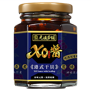 元歲本舖 港式干貝XO醬, 嚴選干貝、蝦米、紅蔥頭, 吃得到整顆干貝, 無添加防腐劑、味精, 正宗港式私廚配方, 170g, 1罐