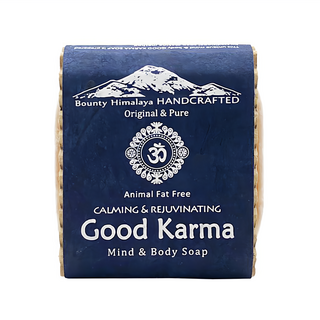 BOUNTY HIMALAYA 善緣好運 Good Karma 護膚養髮皂, 100g 尼泊爾喜馬拉雅, 舒緩呵護, 1入, 1個