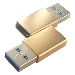 UniSync Type-C母轉USB3.0公高速資料傳輸轉接頭 金, 單一商品, 2個
