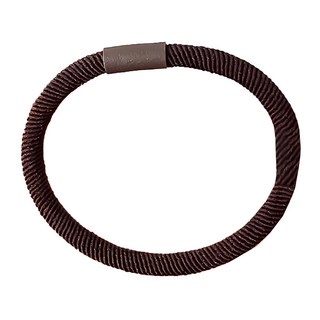 d074韓版大地色髮圈深棕色