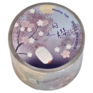 德德小品集 燙金和紙膠帶 30mm x 3m, 一日之櫻, 1個