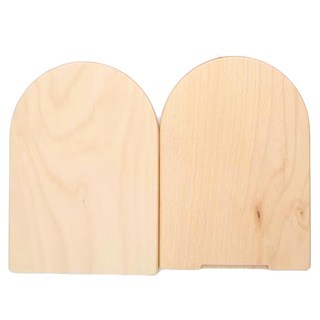 LifeShopping 原木L型書架 櫸木圓頭書架, CAFJ2Q02BC, 12 x 17cm + 5 x 10.5cm